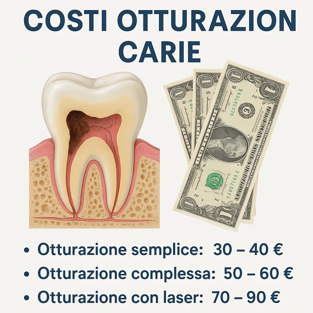 Costi otturazione carie