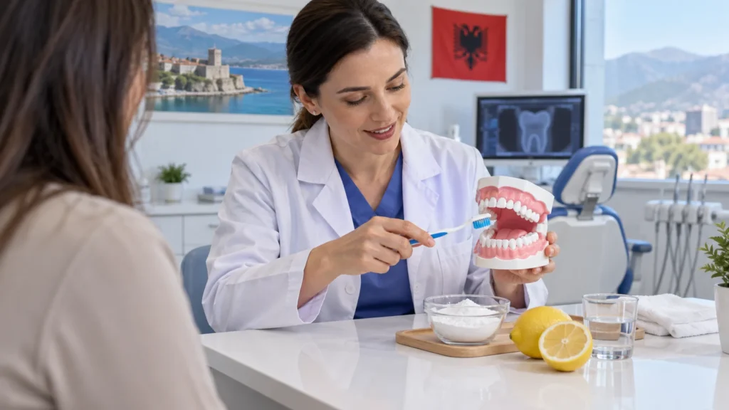 Bicarbonato e Limone Denti in Albania