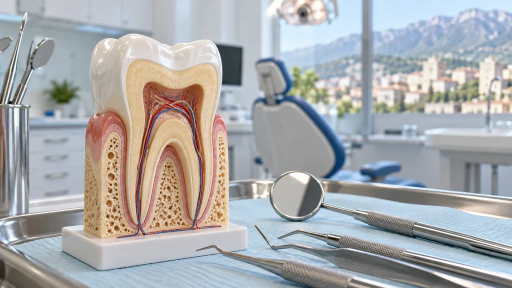 Struttura del dente in Albania