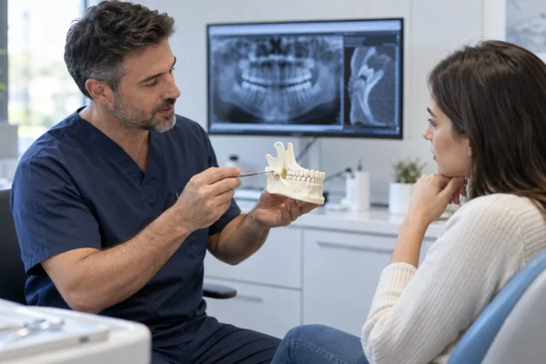 Consultazione odontoiatrica sul dente del giudizio e sul recupero dopo l’intervento