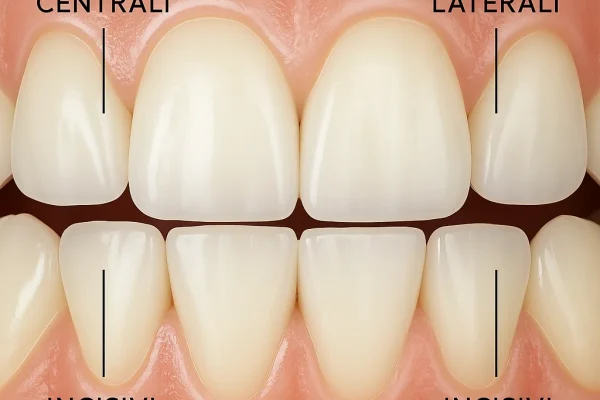 Come si chiamano i denti davanti