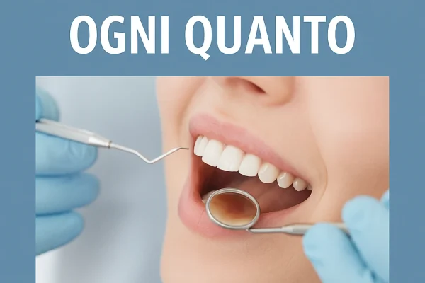 Pulizia dei denti ogni quanto