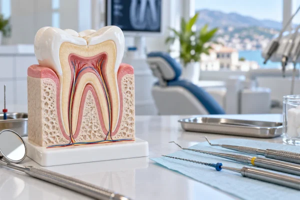 Devitalizzazione di un dente in Albania