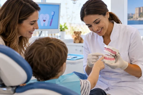 Denti da latte caduta in Albania